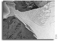 Even the Antarctic winter cannot protect Wilkins Ice Shelf
