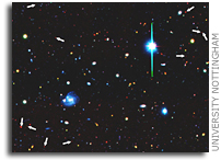 Old galaxies stick together in the young universe