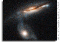 Study of 'GEMS' from Hubble, Spitzer Space Telescopes Reveals Cosmic Fireworks Fizzled Out at Universe Reached Mid-Life