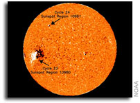 NOAA: Sunspot is Harbinger of New Solar Cycle, Increasing Risk for Electrical Systems
