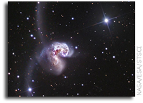 The Antennae Galaxies move closer