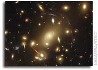 Lenses galore � Hubble finds large sample of very distant galaxies