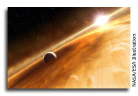 Hubble Team Captures First Optical Photos of Exoplanet