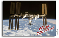 Space Station Crew Exchanges Seasons Greetings with Earth