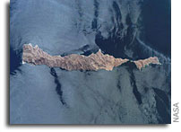 NASA International Space Station Imagery:  Isla San Lorenzo and Isla Las Animas