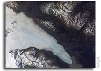 NASA International Space Station Imagery: Tyndall Glacier
