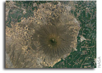 NASA International Space Station Imagery: Cerro Culiacan, Guanajuato, Mexico