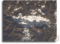 NASA International Space Station Imagery: Cordillera Huayhuash