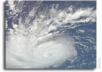 International Space Station Imagery: Hurricane Bertha