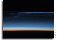 International Space Station Imagery: Polar Mesospheric Clouds