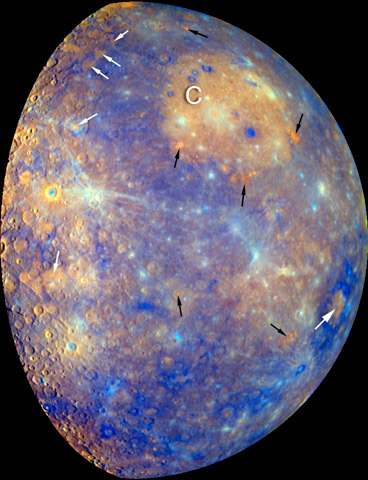 Mercury's Surface Dominated by Volcanism and Iron Deficiency