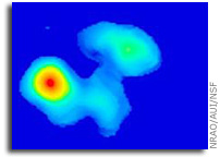 Radio Telescopes Reveal Unseen Galactic Cannibalism
