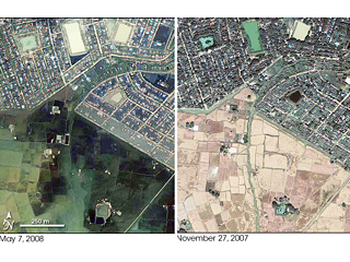 NASA Earth Observatory Imagery: Flooding in Yangon, Burma (Myanmar)