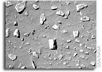Rocks on Mars are on the move