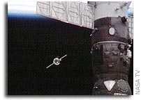 Expedition 19 Crew Docks with Space Station