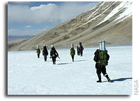Black carbon deposits on Himalayan ice threaten Earth's 'Third Pole'