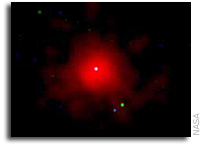 Gamma-ray Burst Offers First Peek at a Young Galaxy's Star Factory