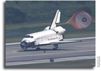 Space Shuttle Endeavour Returns to Earth