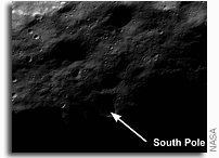 Lunar Reconnaissance Orbiter Begins Detailed Mapping of Moon's South Pole