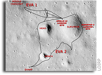 Lunar Orbiter Image Recovery Project (LOIRP) Releases New Image of Apollo 12/Surveyor III Landing Site