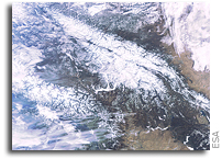 ENVISAT Image: Multitude of mountains in Western North America