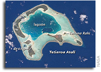 NASA Earth Observatory Image: Tetiaroa Island, French Polynesia