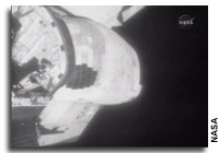 Atlantis Suffers What Appears to be Minor Damage