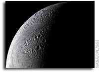 Saturnian Moon Enceladus Shows Evidence of Ammonia