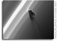 NASA Cassini Image: Busy Moon