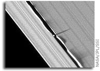 NASA Cassini Image: Sawtooth Shadows On Saturn's Rings