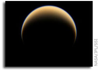 NASA Cassini Image: Colorful Northern Crescent