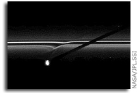 NASA Cassini Image: Roche Division Shadow Caster