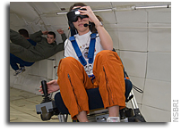 Students get weightless testing personal navigation aid for spaceflight