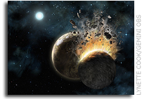 Dust From Extrasolar Planet Collisions?