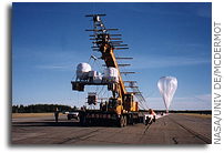 Three Balloon Missions Simultaneously Afloat Above Two Continents