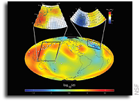Scientists Create First Three-dimensional Global Map of Electrical Conductivity in Earth's Mantle