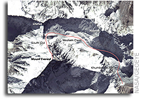 NASA Earth Observatory Image of the Day: Edmund Hillary's Everest Route