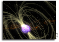 New from NASA: European satellites probe a new magnetar