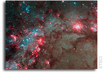 Hubble Image Showcases Star Birth in M83, The Southern Wheel