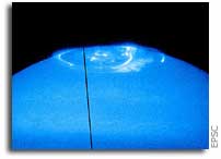 Ganymede Makes Big Impression on Jupiter's Aurora