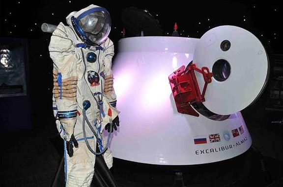 A cápsula de EA (http://images.spaceref.com)