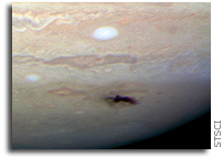 Hubble Space Telescope Captures Rare Jupiter Collision