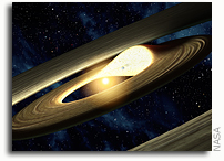 NASA's Spitzer Spots Clump of Swirling Planetary Material
