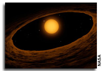 Spitzer Catches Star Cooking Up Comet Crystals