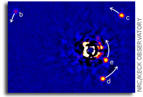 New pictures show fourth planet in giant version of our solar system