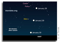 Mars at its Best on January 29