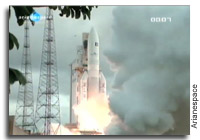 An Ariane 5 Successfully Launches the Hispasat 1E and KOREASAT 6 Satellites