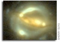 Astronomically Large Lenses Measure the Age and Size of the Universe