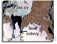Greenland Glacier Gives Birth to Giant Iceberg