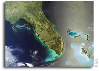 Straits of Florida As Seen From Orbit by Envisat